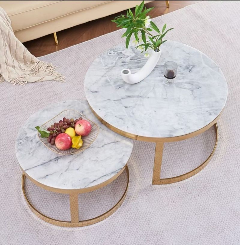 Nesting Marble Coffee Table - Image 7
