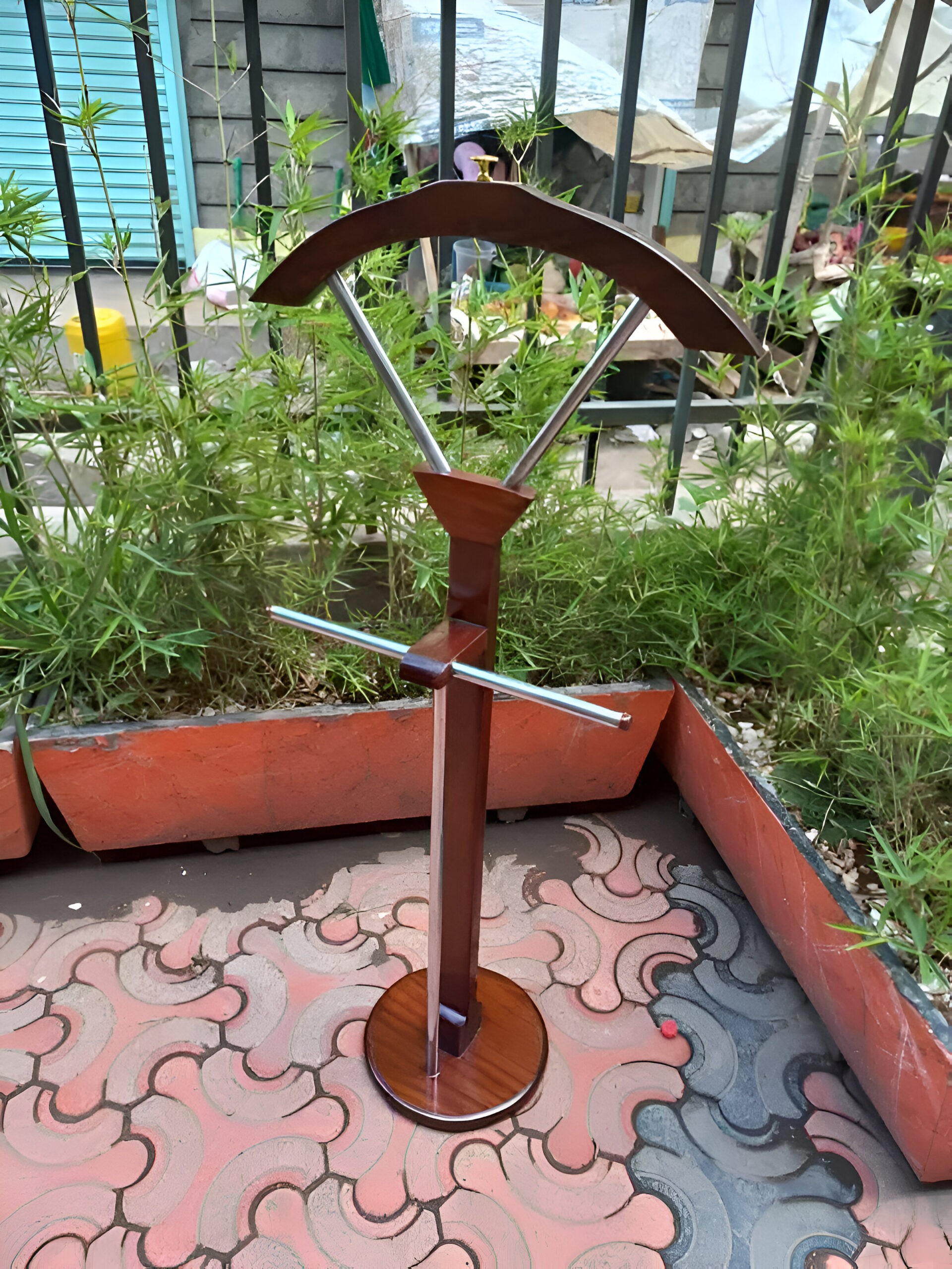 Office Mahogany Coat Hanger - Image 4