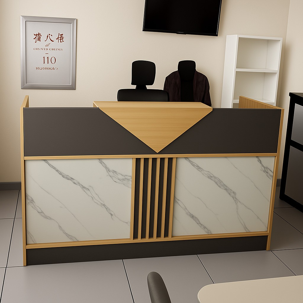 180cm Office Reception Desk - Image 3